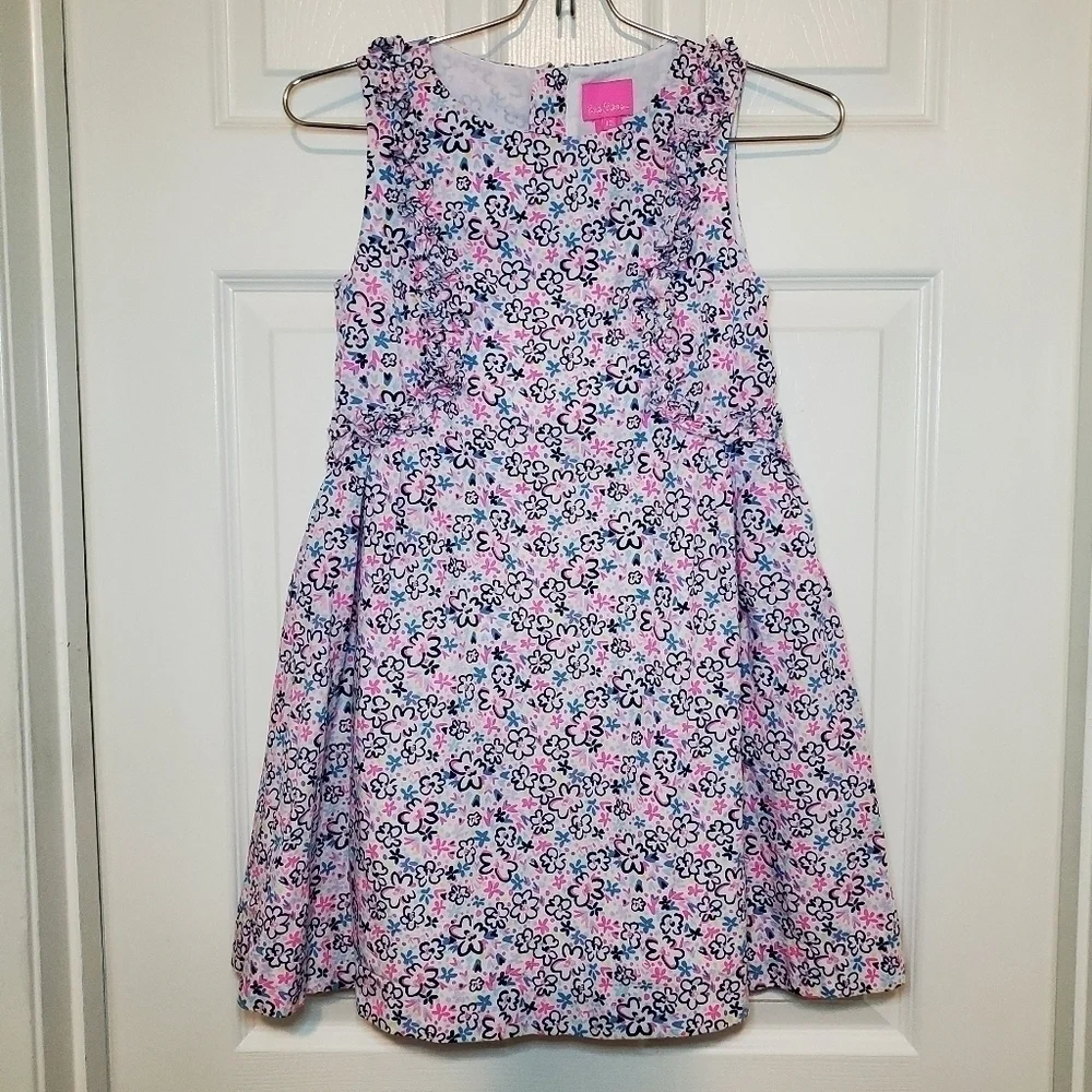 Lilly Pulitzer Amia Ditsy Floral Dress Sz 12